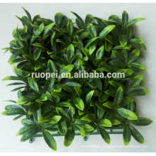 Decoration natural plastic artificial green wall with high quality